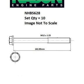 Head Bolt Set TOYOTA 22R HEAD BOLT SET NHBS628 - ENGINE PRO