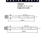 Head Bolt Set SUBARU EG33 6CYL DOHC NHBS630 - Nason