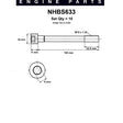 Head Bolt Set MITSUBISHI 4G15 4G32 4G37 NHBS633 - NASON
