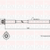Head Bolt Set FORD LANDROVER 276DT 306DT NHBS638 - FAI
