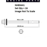Head Bolt Set CHRYSLER EER 2.7L HEAD BOLTS NHBS641 - ENGINE PRO
