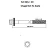 Head Bolt Set HYUNDAI D4HA D4HB D4HH NHBS645 - FAI