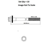 Head Bolt Set HYUNDAI D4HA D4HB D4HH NHBS645 - FAI