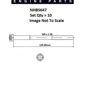 Head Bolt Set HYUNDAI G4FA G4FC NHBS647 - FAI