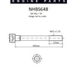 Head Bolt Set MITSUBISHI 4G63 4G64 12MM NHBS648 - NASON