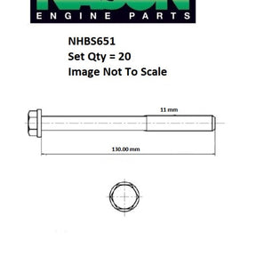 Head Bolt Set FORD 5.0L DOHC 32V V8 NHBS651 - ENGINE PRO