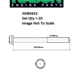 Head Bolt Set FORD 5.0L DOHC 32V V8 NHBS652 - ENGINE PRO