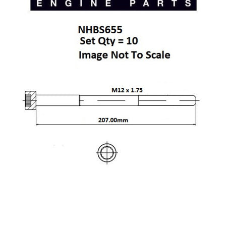 Head Bolt Set VW AUDI 4CYL NHBS655 - FAI