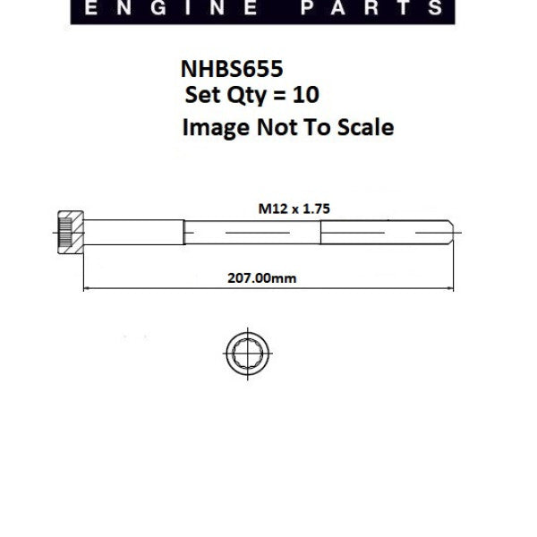 Head Bolt Set VW AUDI 4CYL NHBS655 - FAI