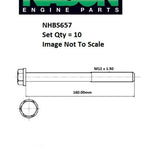 Head Bolt Set FORD 2.0L DOHC DIESEL YN2S NHBS657 - FAI