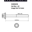 Head Bolt Set HOLDEN B14XFT 4 CYL DOHC NHBS658 - FAI