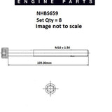 Head Bolt Set FORD M1JE M1JC ECOBOOST NHBS659 - FAI