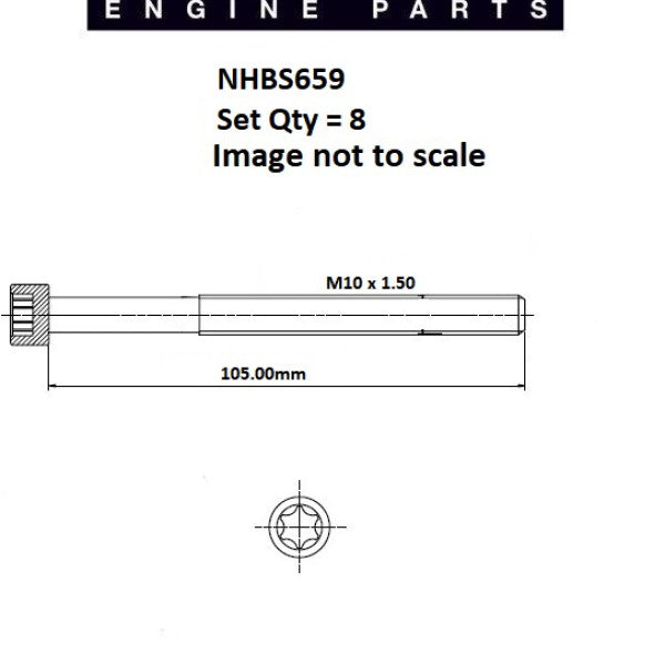 Head Bolt Set FORD M1JE M1JC ECOBOOST NHBS659 - FAI