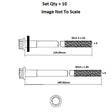 Head Bolt Set TOYOTA 1GD-FTV 2GD-FTV NHBS661 - OEM