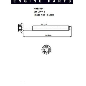 Head Bolt Set VW AUDI SKODA SEAT NHBS664 - FAI