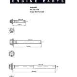 Head Bolt Set CHEVROLET 8.1L V8 NHBS665 - ENGINE PRO