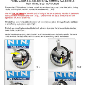Timing Belt Kit MAZDA/FORD WE-C DOHC 16V NPB-08 - PIB