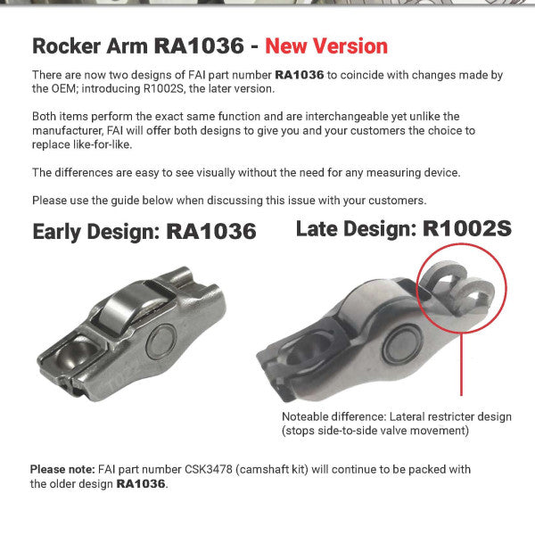 Rocker Arm VW VARIOUS MODELS NPB-15 - PIB