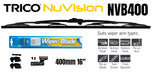 Nuvision Economy Blade Assembly 400MM 16" (Single) NVB400 - Trico | Universal Auto Spares