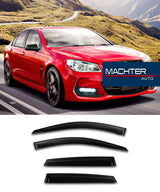 4 Pcs Weathershields Fit For Holden Commodore VE VF SV6 SS HSV NWES-HLN001 - Machter