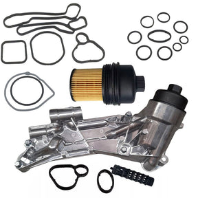 Oil Cooler Assembly With Repair Seal Kit Fit For Holden Cruze JG JH Astra AH Barina TM Trax TJ 1.6L F16D4 1.8L Z18XER F18D A18XER 1.4L A14NET 93186324 OCM-HLNXX1-ORS-HLNXX1 - Machter