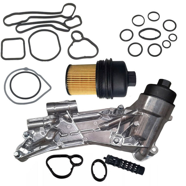 Oil Cooler Assembly With Repair Seal Kit Fit For Holden Cruze JG JH Astra AH Barina TM Trax TJ 1.6L F16D4 1.8L Z18XER F18D A18XER 1.4L A14NET 93186324 OCM-HLNXX1-ORS-HLNXX1 - Machter