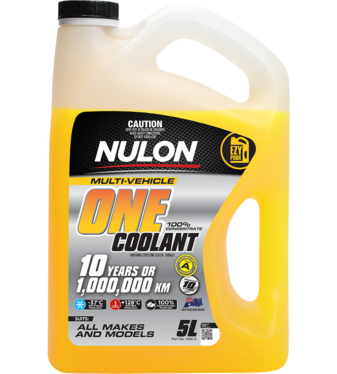 Multi-Vehicle ONE Coolant 100% Concentrate 5L - Nulon | Universal Auto Spares