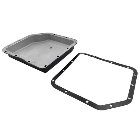 Automatic Transmission Oil Pan Aluminum Finned Black GM Turbo TH350 Extra Capacity - Machter