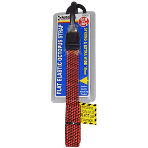 Octopus Strap 19mm Flat Plastic Hooks 18" to 48" - AUTOKING