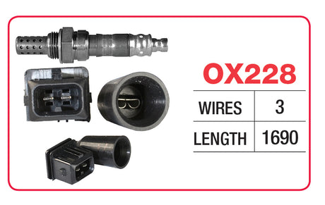 Oxygen Sensor - Volvo Three Wire - OX228 - Goss