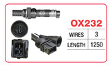 Oxygen Sensor - Audi, Saab, Volvo 3 OX232 - Goss