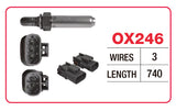 Oxygen Sensor - Nissan 3 Wire OX246 - Goss