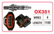 Oxygen Sensor - Holden 4 Wire - OX351 - Goss