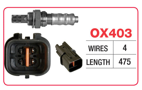 Oxygen Sensor - Hyundai OX403 - Goss