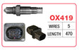Oxygen Sensor - Hyundai OX419 - Goss