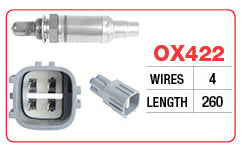 Oxygen Sensor - Toyota 2GR - Right OX422 - Goss