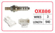 Oxygen Sensor OX886 - Goss