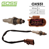 Oxygen Sensor Volkswagen/Skoda OX931 - Goss