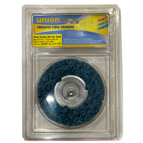 Wheel Abrasive Fibre Grinding With Hex Shank 100mm 4,500 RPM - UNION