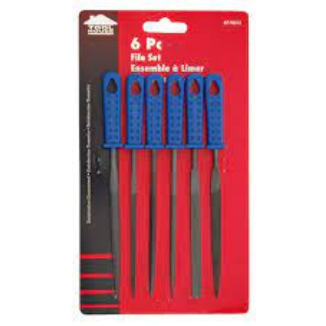 6 Piece File Set Ensemble Limer 160mm/6 1/2" - Tool House