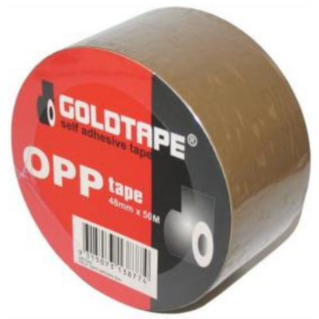 Packaging Brown Tape Self Adhesive Tape 48mm x 75m - GoldTape | Universal Auto Spares