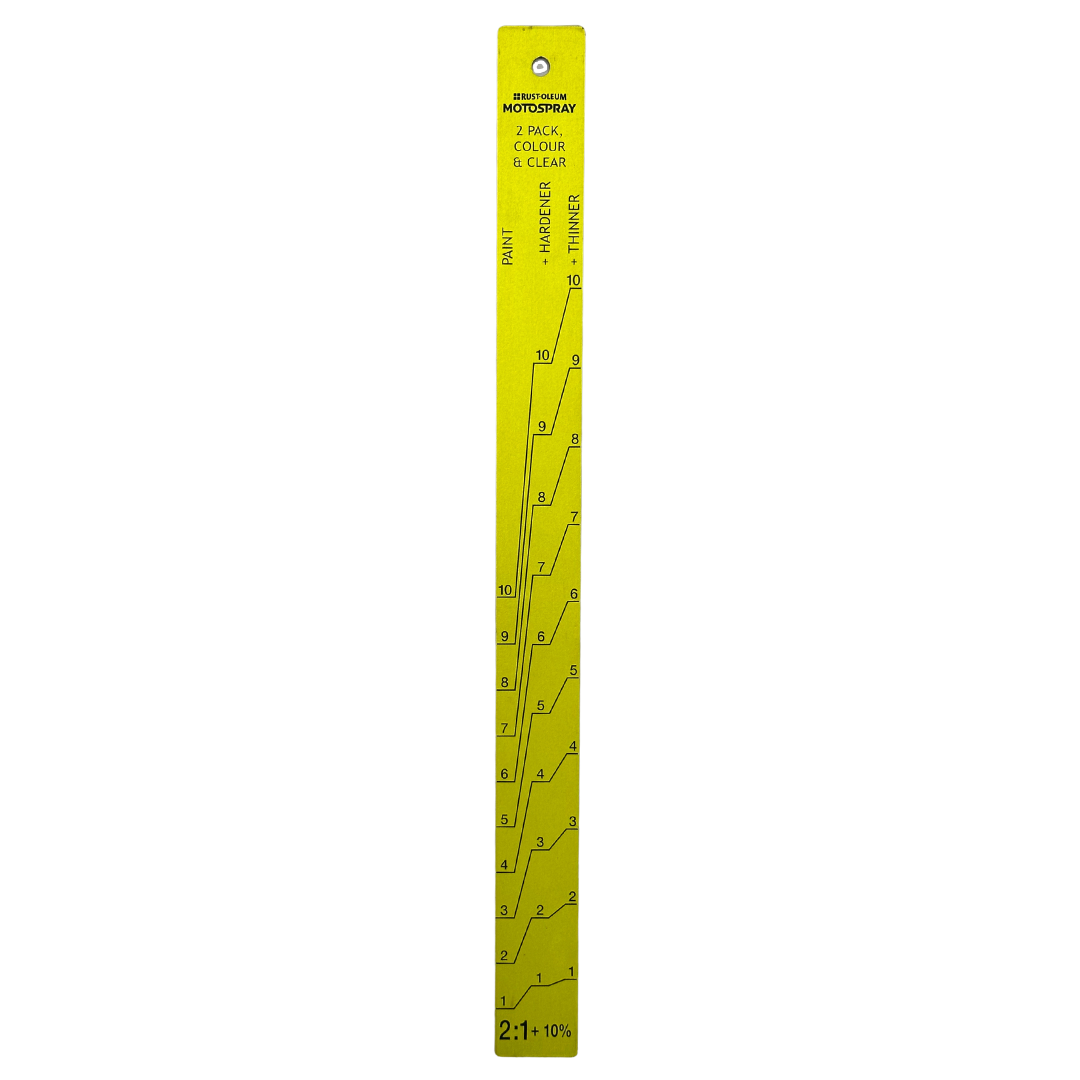 Car Paint Ruler 30cm Suitable for Cars 2:1 + 10% - Motospray | Universal Auto Spares