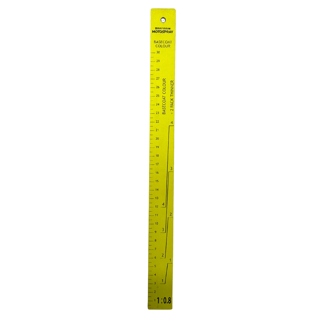 Car Paint Ruler 30cm Suitable for Cars 2:1 + 10% - Motospray | Universal Auto Spares