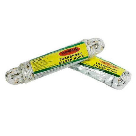 Transport Silver Rope 80KG 6mm x 6Mtrs Polyethylene - LoadMax | Universal Auto Spares