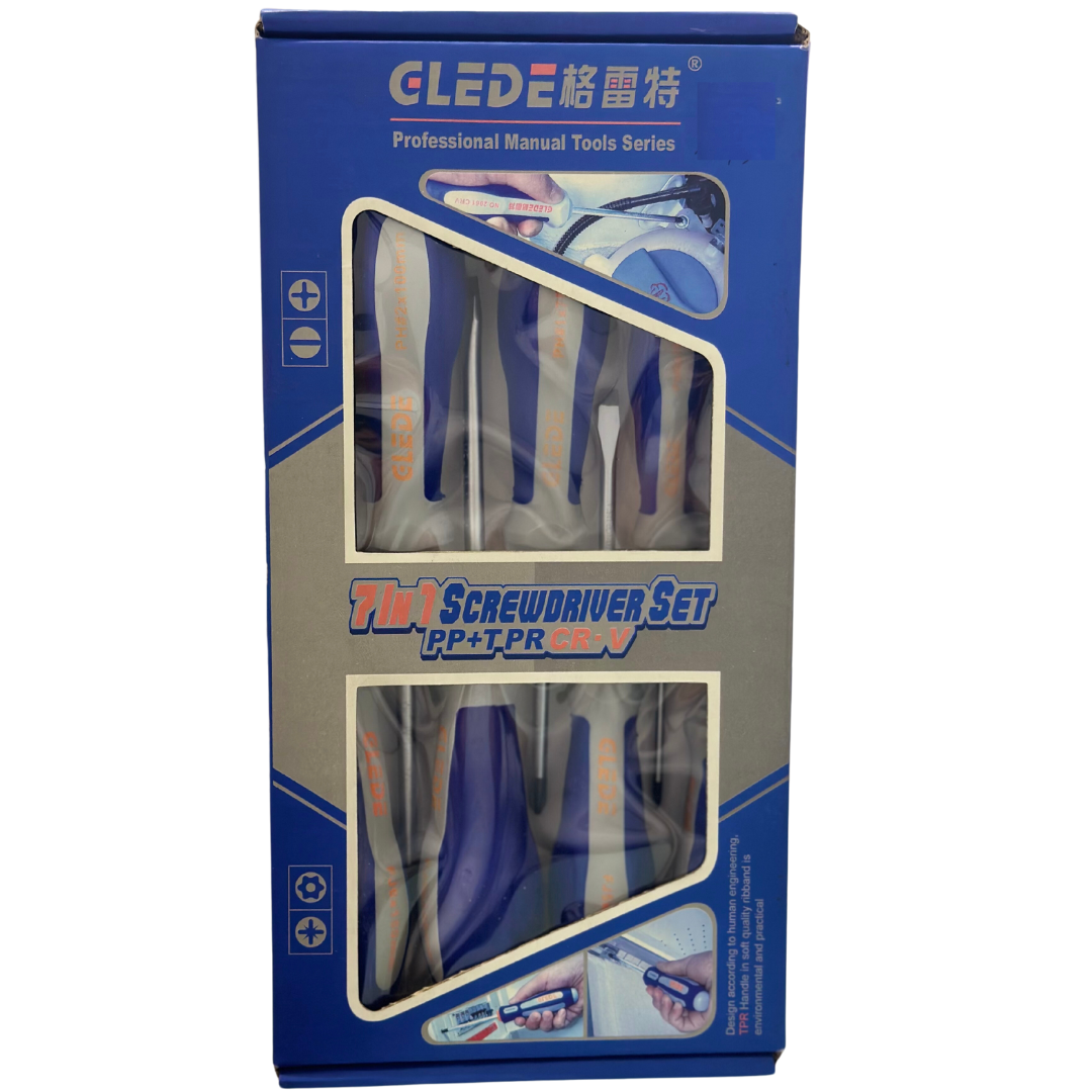 7 in 1 Screwdriver Set PP + T PR CR-V - Glede