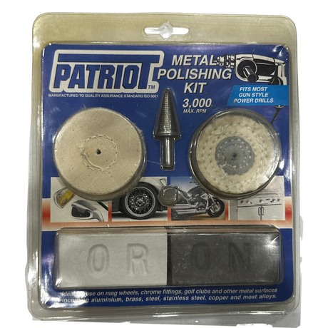 Metal Polishing Kit Mag Wheel RPM 3,000 - Patriot | Universal Auto Spares