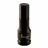 Impact Socket In-Hex 1/2" Drive 4mm 75mm Long - Industrial Action