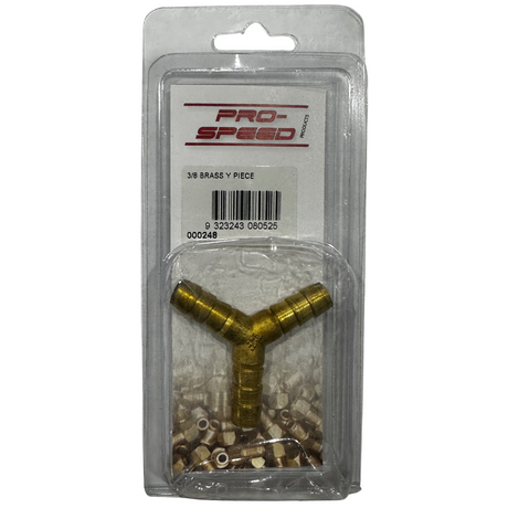 3/8 Brass Y Piece - PRO-SPEED