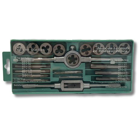 20 Piece Tap and Die Set | Universal Auto Spares