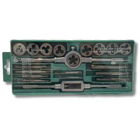 20 Piece Tap and Die Set